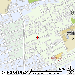 千葉県野田市宮崎25周辺の地図