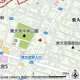 ぺんぎん薬局　東大宮店周辺の地図