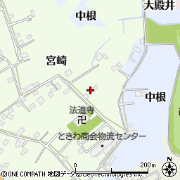 千葉県野田市宮崎270周辺の地図