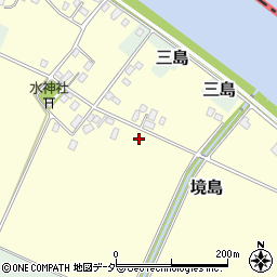 千葉県香取市境島周辺の地図