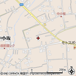 埼玉県坂戸市中小坂709周辺の地図