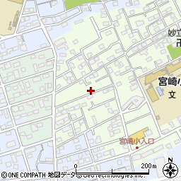 千葉県野田市宮崎25-17周辺の地図