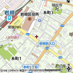 埼玉りそな銀行岩槻支店周辺の地図