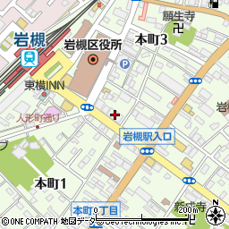埼玉りそな銀行岩槻支店 ＡＴＭ周辺の地図
