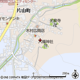 福井県鯖江市片山町周辺の地図