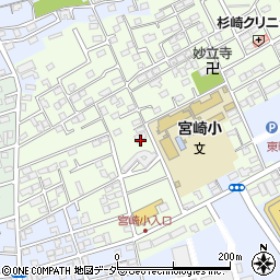 千葉県野田市宮崎45周辺の地図