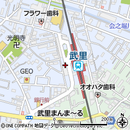 埼玉県春日部市大場1097周辺の地図