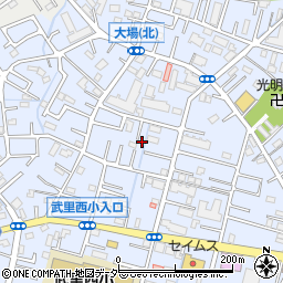 埼玉県春日部市大場1399周辺の地図
