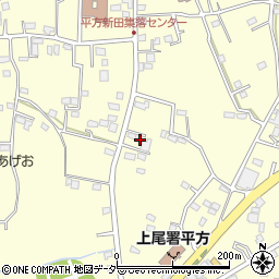 埼玉県上尾市平方1778-1周辺の地図