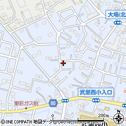埼玉県春日部市大場1499周辺の地図