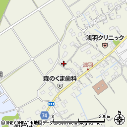 埼玉県坂戸市浅羽1550周辺の地図