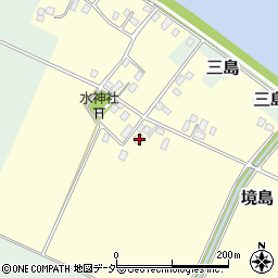 千葉県香取市境島201周辺の地図
