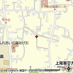 埼玉県上尾市平方1679-1周辺の地図