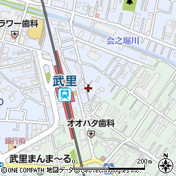 埼玉県春日部市大場1170周辺の地図