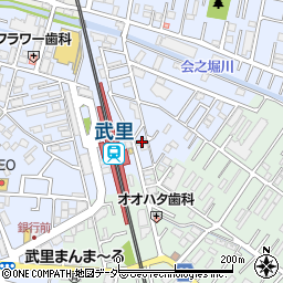 埼玉県春日部市大場1165周辺の地図