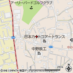 埼玉県坂戸市中小坂950-10周辺の地図