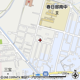 埼玉県春日部市武里中野734-47周辺の地図