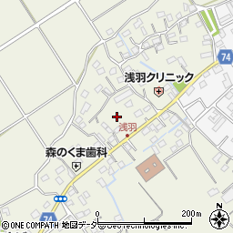 埼玉県坂戸市浅羽1541周辺の地図