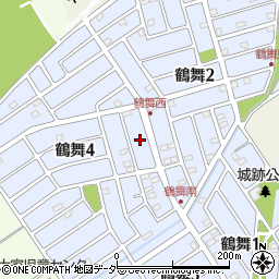 埼玉県坂戸市鶴舞4丁目24周辺の地図