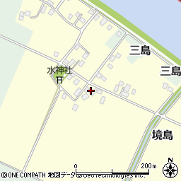 千葉県香取市境島884周辺の地図