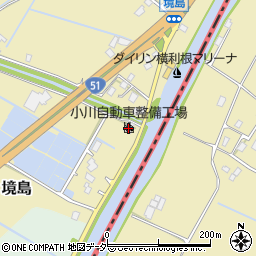 小川自動車整備工場周辺の地図