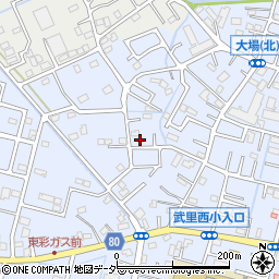 埼玉県春日部市大場1495周辺の地図