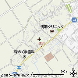 埼玉県坂戸市浅羽1542周辺の地図