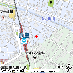 埼玉県春日部市大場1175周辺の地図