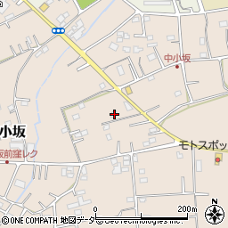 埼玉県坂戸市中小坂707周辺の地図