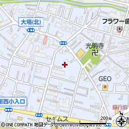 埼玉県春日部市大場729周辺の地図
