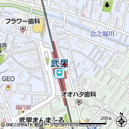 埼玉県春日部市大場1162周辺の地図
