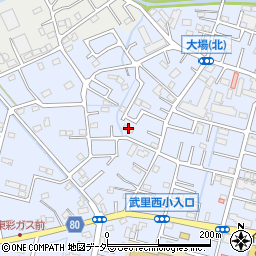 埼玉県春日部市大場1430周辺の地図