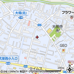 埼玉県春日部市大場1345周辺の地図