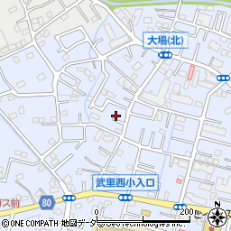 埼玉県春日部市大場789周辺の地図