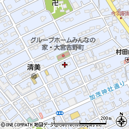 埼玉県警察大宮吉野寮周辺の地図