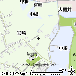 千葉県野田市宮崎259-3周辺の地図