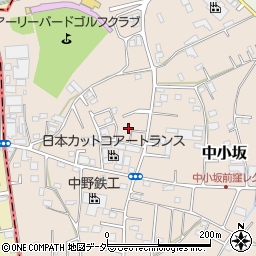 埼玉県坂戸市中小坂956-5周辺の地図