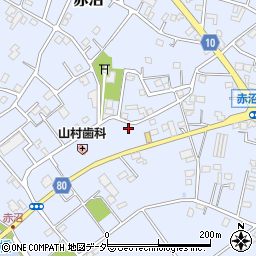 埼玉県春日部市赤沼813周辺の地図