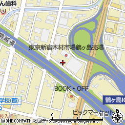 東京新宿木材市場株式会社　鶴ヶ島売場周辺の地図