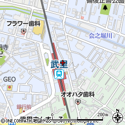 埼玉県春日部市大場1160周辺の地図