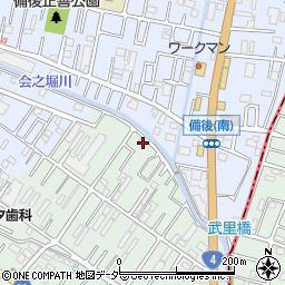 埼玉県春日部市大畑21周辺の地図