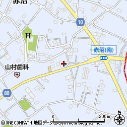 埼玉県春日部市赤沼879周辺の地図