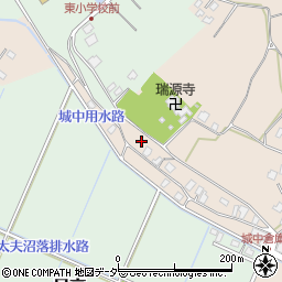 茨城県つくばみらい市城中3-1周辺の地図