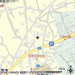 埼玉県上尾市平方1651周辺の地図