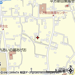 埼玉県上尾市平方1870-4周辺の地図