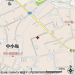 埼玉県坂戸市中小坂707-11周辺の地図