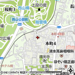 鯖江市　本町児童センター周辺の地図