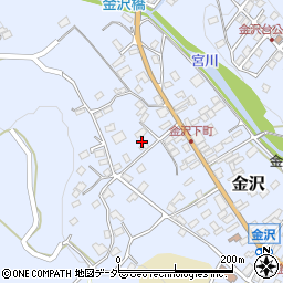 長野県茅野市金沢861-1周辺の地図