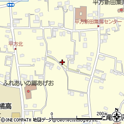 埼玉県上尾市平方1865周辺の地図