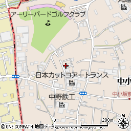埼玉県坂戸市中小坂958-17周辺の地図